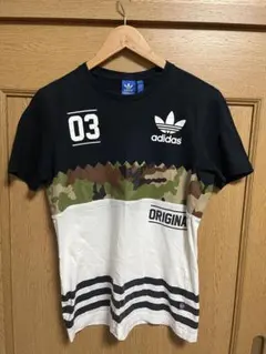 adidas カモフラージュ Tシャツ M