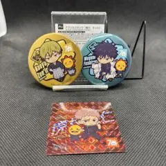 呪術廻戦　コジマ　コラボグッズ　禪院直哉　伏黒恵缶バッジ　虎杖悠仁　シール