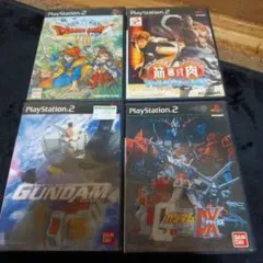 処分品 PS2 ゲーム 4本セット