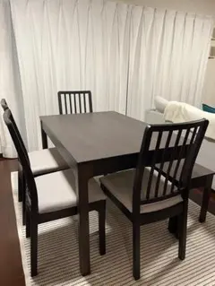 美品  IKEA エーケダーレン フルセット 伸縮 IKEAの伸縮式ダイニングテーブル「EKEDALEN」がシンプルおしゃれで便利