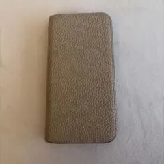 BONAVENTURA iPhone 12 Proケース 手帳型 グレージュ