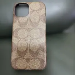 COACH モノグラム iPhone用ケース ブラウン