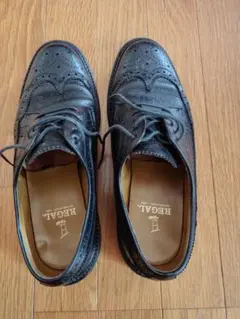 REGAL ブラック レザー ウィングチップ