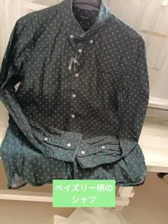 TAKA-Q スリムフィット L ダークグリーンシャツ