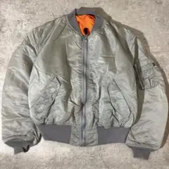あ様専用 ALPHA アルファ MA-1 フライトジャケット シルバー USA製