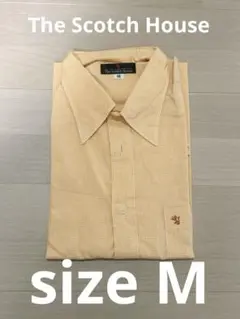 The Scotch House 半袖シャツチェック柄 イエロー Mサイズのサムネイル