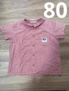 ミキハウス ギンガムチェック 80