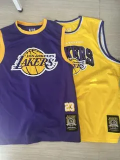 LOS ANGELES LAKERS タンクトップ 23番レブロン2枚セット