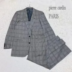 ピエールカルダン　スーツセットアップ　メンズ　ウール100 オフィスカジュアル