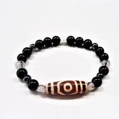 三眼老天珠 福禄寿 パワーストーンブレスレット