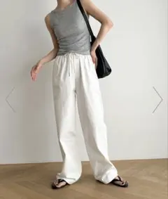 el mar (エルマール) canal jean タンクトップ グレー 新品のサムネイル