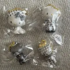 ハローキティ シークレットマスコットチャーム モノクロガーリー 4種類