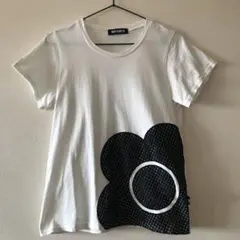 MARY QUANT マリークワント　BIGデイジーアップリケ Tシャツ　美品