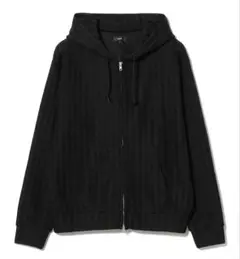 beams メッシュ　ジップフーディー　ジップパーカー　ブラック