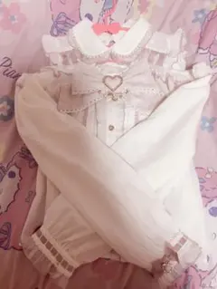 ♡ LIZLISA BIGリボンオープンショルダーブラウス ♡