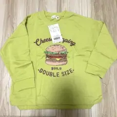 【新品未使用】ブランシェス ハンバーガー長袖Tシャツ 110