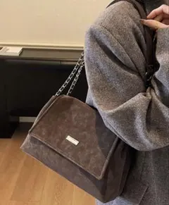 秋冬ファッション レトロマットPUレザー ショルダーバッグ ZARA