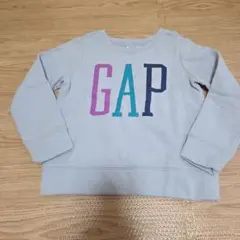 【美品】GAPKIDS　裏ボアライトブルー トレーナー S　120
