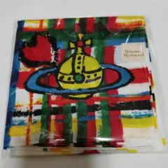 新品ヴィヴィアンウエストウッド大判ハンカチ　スカーフ　オーブ　ハート