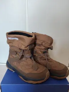 【MITSUUMA】ブラウン スノーブーツ L