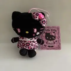 ミニマスコット　ギャル3 ハローキティ　ブラック