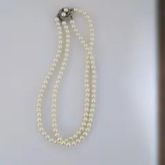 ホワイトパール 2連ネックレス