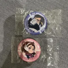 麗日 お茶子　飯田天哉　僕のヒーローアカデミア　くら寿司　缶バッジ　ヒロアカ