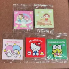 未開封 ペコ×サンリオキャラクターズなかよしシールグミ 5枚セット