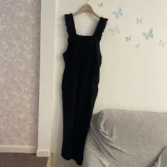 15【M】ドレスキップ　ワールド　サロペット ブラックのサムネイル