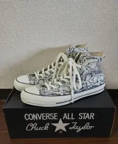 【未使用】CONVERSE ALL STAR ヘビ柄 ハイカット