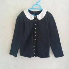 agnès b. 黒襟付きカーディガン 10 ans　size140