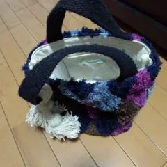 パッチワーク風デザイン バッグ