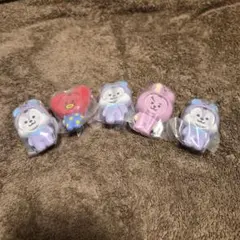 BT21 フォトフレームマスコット ガシャポン 5個セット
