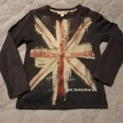バーバリー　BURBERRY ユニオンジャック 長袖カットソー 8Y　128㎝