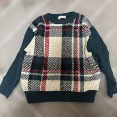 ranshes チェック柄 セーター