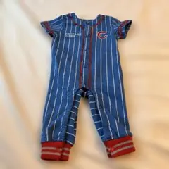 CHICAGO CUBS ストライプロンパース 80
