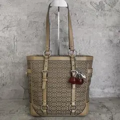COACH Turnlock Signature Denim Tote Y2K - メルカリ
