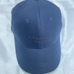 COACH キャップ ネイビー