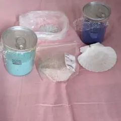 カラーサンドとサンゴ砂と貝殻のセット