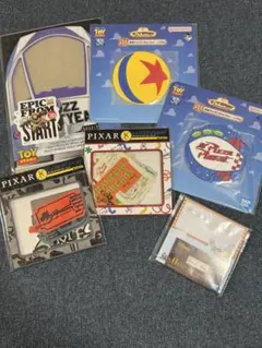 トイ・ストーリー等 ピクサー キャラクターグッズ 5点セット(おまけ付)