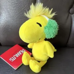 新品 ウッドストック SNOOPY スヌーピー ぬいぐるみ あったかウインター