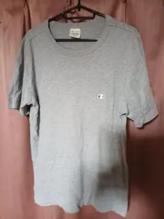 Championチャンピオン 無地グレー Tシャツ Lサイズ