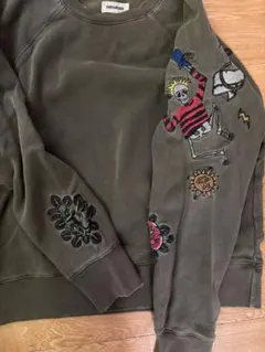 Zadig Voltaire オリーブグリーン クルーネックスウェット