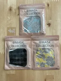 レース　マスク 3枚セット