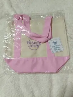 Trader Joe's Tote Bag ピンク パステルトートバッグ