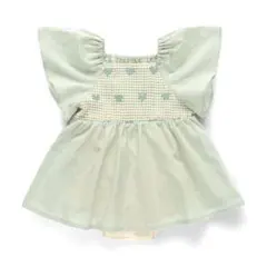 ブランシェス　【ベビー/おそろい】かぎ針風刺しゅうカバーオール