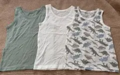 【未使用】ベルメゾン　メッシュタンクトップ3枚組サイズ110cm