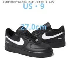 Supreme/Nike Air Force 1 Low Blackのサムネイル