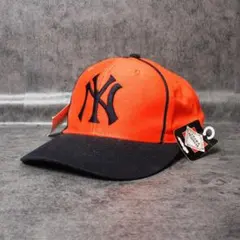 New York Yankees ヤンキース スナップバックキャップ オレンジ
