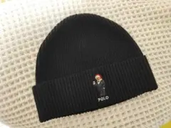 【美品】ポロラルフローレン　POLO　ポロベア　ニット帽